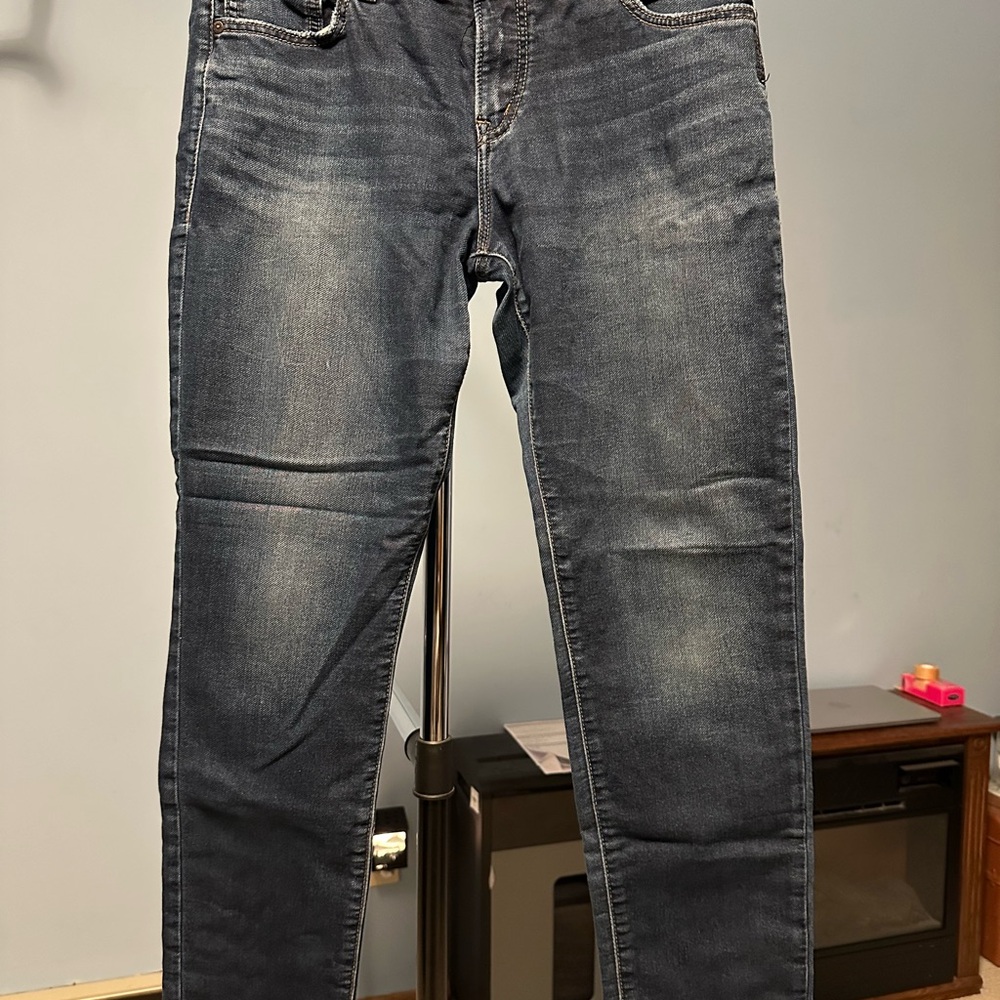 Woman's Silver Blue Jeans
